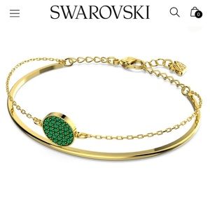 Swarovski Ginger Bangle Gold Platted